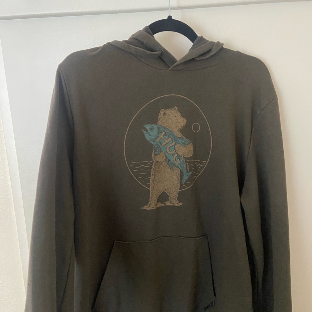 Bear Graphic Hoodie - Prana Organic Cotton